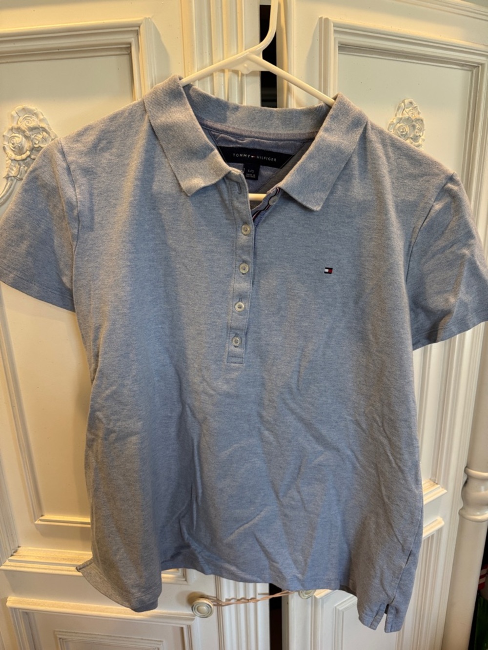 Tommy Hilfiger Pale Blue Short Sleeve Polo